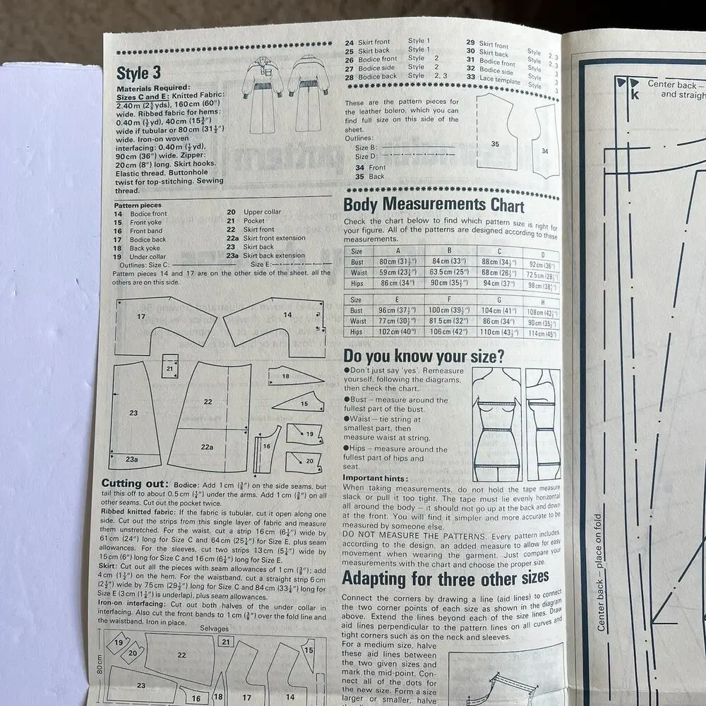 Vintage Designer Sewing Patterns Lot Of 4 Childrens Clothes Skirts Coats Dresses